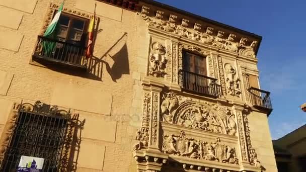 Pfarrei St. Peter und St. Paul in Granada, autonome Gemeinschaft von Andalusien, Spanien. — Stockvideo