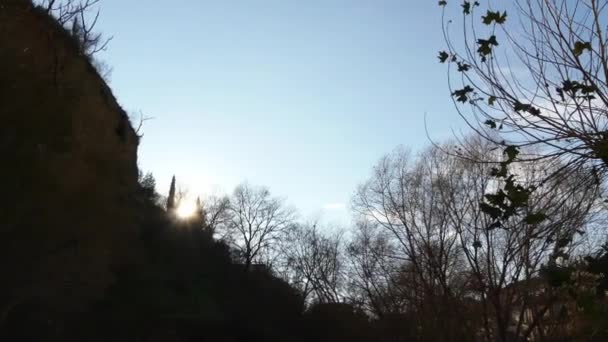 Museu Arqueológico de Granada é um museu arqueológico no distrito de Albayzin, Granada, Espanha, fundado em 1879. Está localizado em 41, Carrera del Darro no palácio de Castril (século XVI) ). — Vídeo de Stock