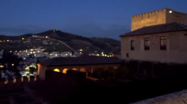V. Charles Sarayı Rönesans binada Granada, Andalusia, Güney İspanya, üstünde tepe-in tepe Assabica, Alhambra Nasrid sur içinde yer alan var. Bina 1957 kadar roofless durdu.