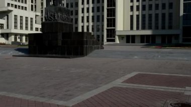 Anıt Lenin House, hükümet, Rusya yakın bina, Hükümeti Rusya Minsk var. Bu bağımsızlık Meydanı'nda bulunmaktadır.