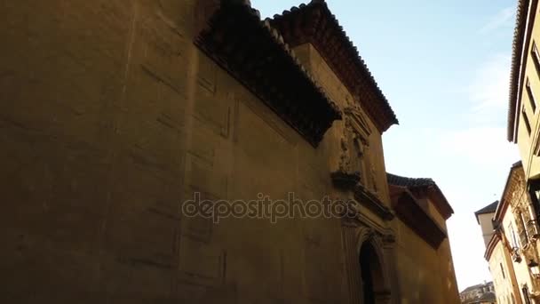 St. Peter och St. Paul Parish i Granada, autonoma regionen Andalusien, Spanien. — Stockvideo