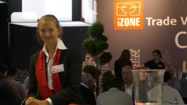 IFA, Berlin - 5 Eylül 2016: Pavilion IZone Uluslararası Radyo Sergisi Berlin, Messe, Almanya.