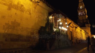 Kule ve çan kulesi, büyük Camii-katedral Cordoba da Cathedral of Our Lady of varsayım Andalusia, İspanya dini adı olan Endülüs (Mağribi mimarisi), bilinen,