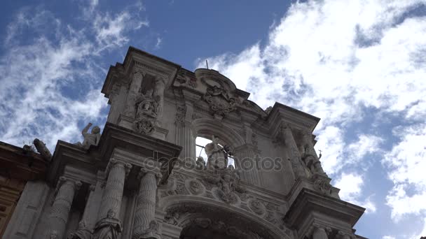 일반적인 보기의 궁전의 산 Telmo, 건축가 르 모 바스 케 스 콘 복원 후 2010 년에. 세비야는 수도 큰 도시 안달루시아, 스페인의 자치 지역 사회의. — 비디오