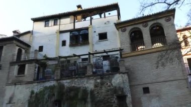 Sokak Carrera del Darro Granada, Endülüs, İspanya