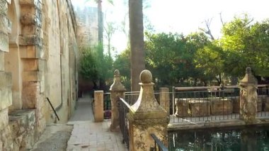 Alcazar de los Reyes Cristianos (Hıristiyan hükümdarlar Kalesi) Cordoba, Endülüs, İspanya. Isabella birincil konutlar biri olarak ben Kastilya ve Aragon Ferdinand II hizmet kale.