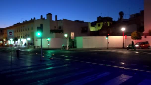 Brug van Miraflores werd vierde stedelijke brug, die werd gebouwd in Córdoba (Spanje), op de rivier de Guadalquivir en zeer dicht bij de Romeinse brug en kathedraal moskee. — Stockvideo