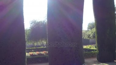 Alcazar de los Reyes Cristianos (Hıristiyan hükümdarlar Kalesi) Cordoba, Endülüs, İspanya. Isabella birincil konutlar biri olarak ben Kastilya ve Aragon Ferdinand II hizmet kale.