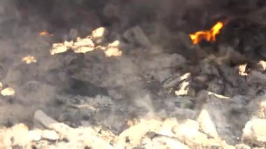 yanma ve kömür sıcak fırında Sigara