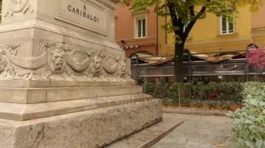 Bologna, Emilia-Romagna Region, Northern Italy: Giuseppe Garibaldi Monument on Via dell'Indipendenza, 47.