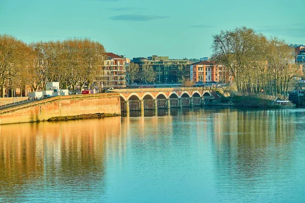 Halage Bridge Tounis Ecluse Toulouse France — Stock Photo, Image