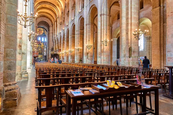 Toulouse France March 2018 Basilica Saint Sernin Basilica Sant Sarnin — стокове фото