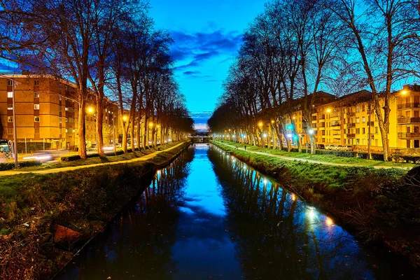 Canal Midi Canal Las Doas Mars Toulouse Zuid Frankrijk — Stockfoto