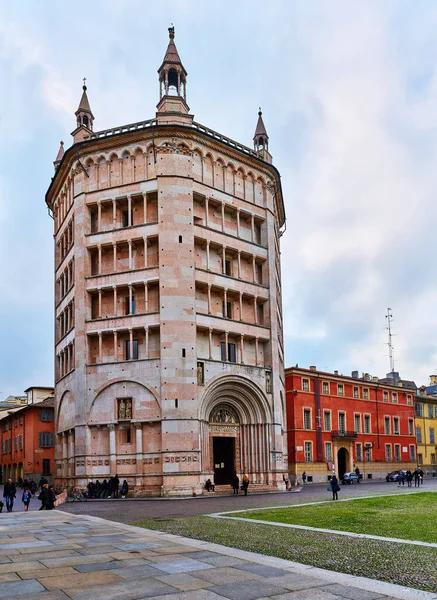 Parma Italia Octubre 2016 Baptisterio Parma Edificio Religioso Parma Norte — Foto de Stock