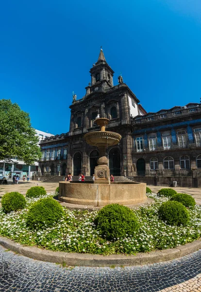 Porto Portugal April 2017 Church Trinity Church Oporto Portugal Located — Stock Photo, Image