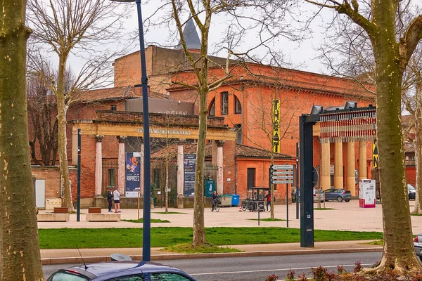 Toulouse Frankrike Mars 2018 Saint Exupere Församling Lamarck Street Nära — Stockfoto