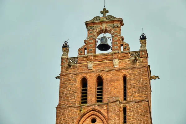 Die Kathedrale Von Toulouse Cathedrale Saint Etienne Ist Eine Römisch — Stockfoto