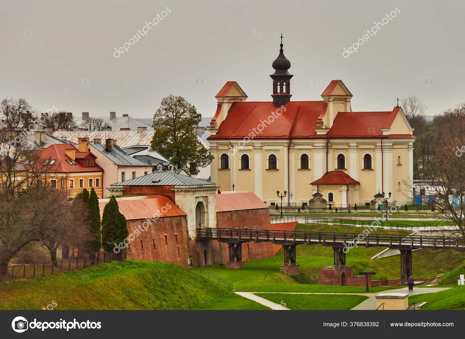 Katharinenkirche Zamosc Barockkirche Der Altstadt Von ...