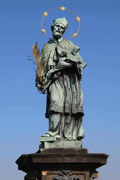 Estatua de Juan de Nepomuk Fotos de stock