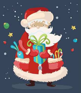 Noel Baba hediye ile