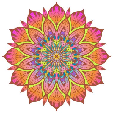 Çiçek renk Mandala