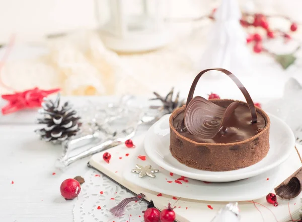 Prachtige chocolade taart — Stockfoto