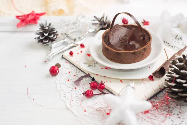 Prachtige chocolade taart — Stockfoto