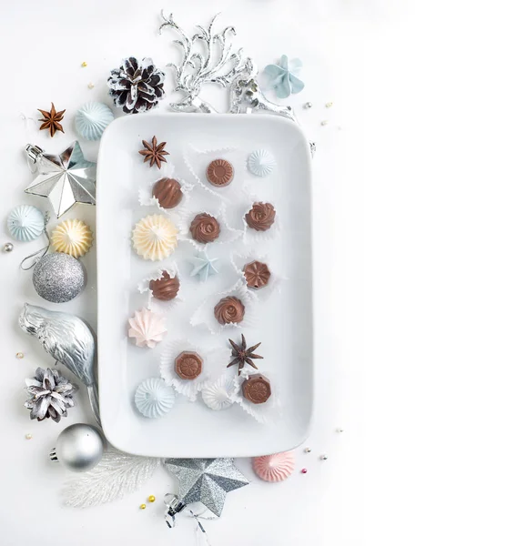 Caramelle al cioccolato fatte in casa — Foto Stock