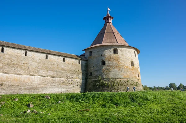 Vista de la fortaleza de Oreshek — Foto de Stock