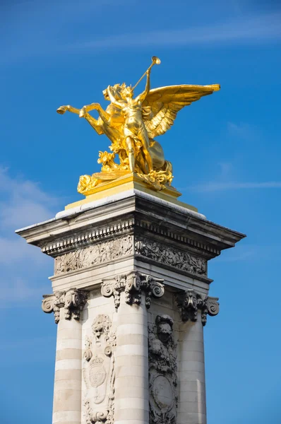 The Pont Alexandre III, Parigi, Francia — Foto Stock