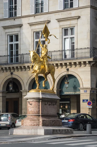 Pomnik Jeanne D'Arc — Zdjęcie stockowe