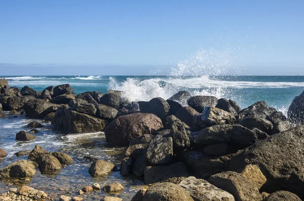 A costa do oceano Atlântico — Fotografia de Stock