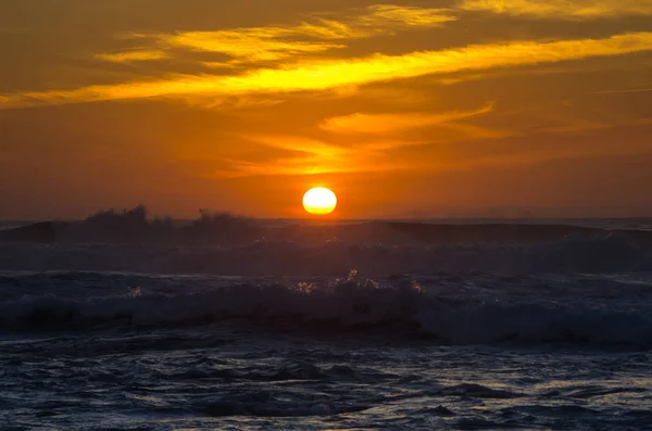 La costa del océano Atlántico — Foto de Stock