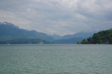 Lake Annecy görünümünü