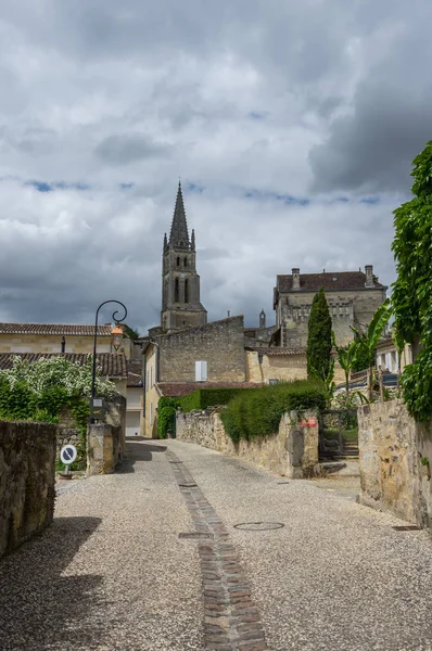 Вулиця Saint-Emilion — стокове фото