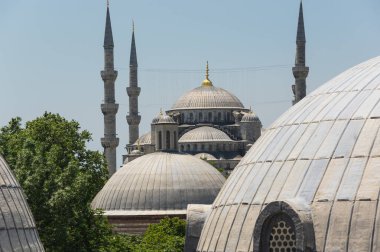 Ayasofya'nın ve Sultan Ahmet Camii Instanbul