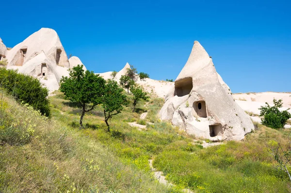Stone formations in Cappadocia, Turkey — Stock Photo, Image