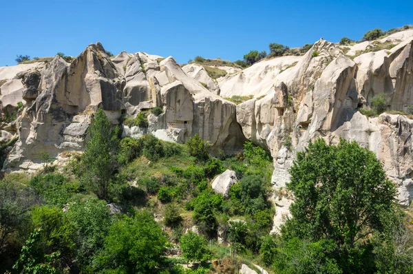 Taş oluşumları Kapadokya, Türkiye — Stok fotoğraf