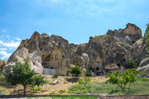 カッパドキア、トルコの石造りを家します。 — ストック写真