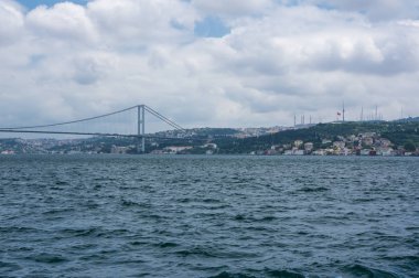 İstanbul 'daki Boğaz Köprüsü