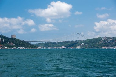 İstanbul 'daki Boğaz Köprüsü