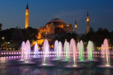 Ayasofya'nın Sunset'teki, Istanbul