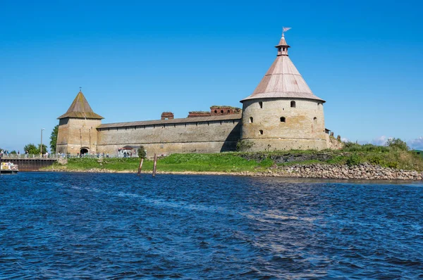 Vista panoramica della fortezza di Oreshek — Foto Stock