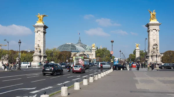 Pont Alexandre III, Paris, Fransa — Stok fotoğraf