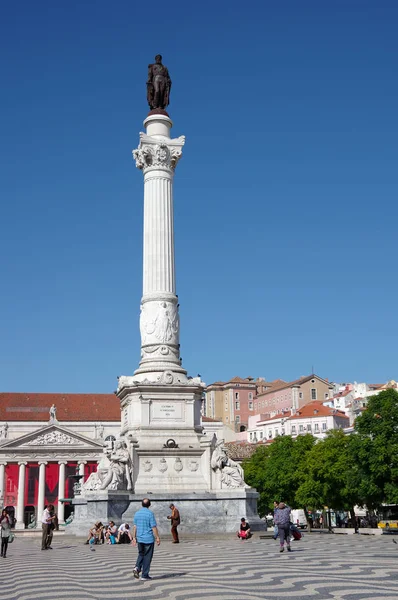 Plaza de Rossio en Lisboa —  Fotos de Stock