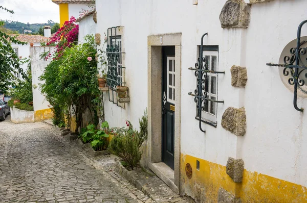 Gatan i obidos — Stockfoto