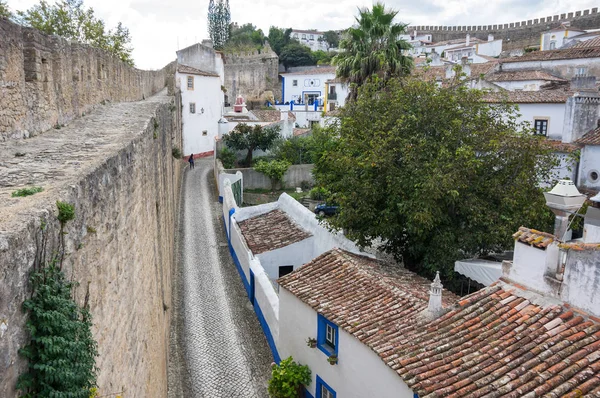 Ovanifrån i Obidos — Stockfoto