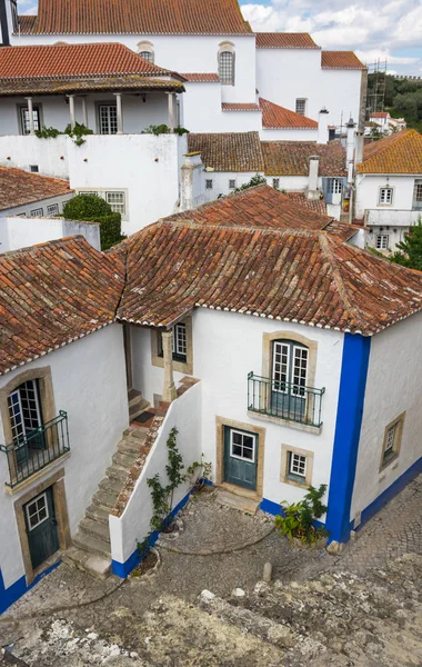 Top view of Obidos — Stock Photo, Image