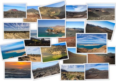 Lanzarote volkanik manzara