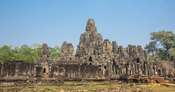 Angkor Wat karmaşık tapınakta Bayon — Stok fotoğraf